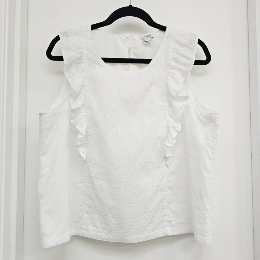 J.Crew Ruffled Sleeveless Top - Picture 6 of 6